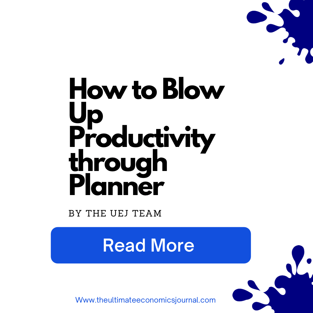 blow productivity through planners